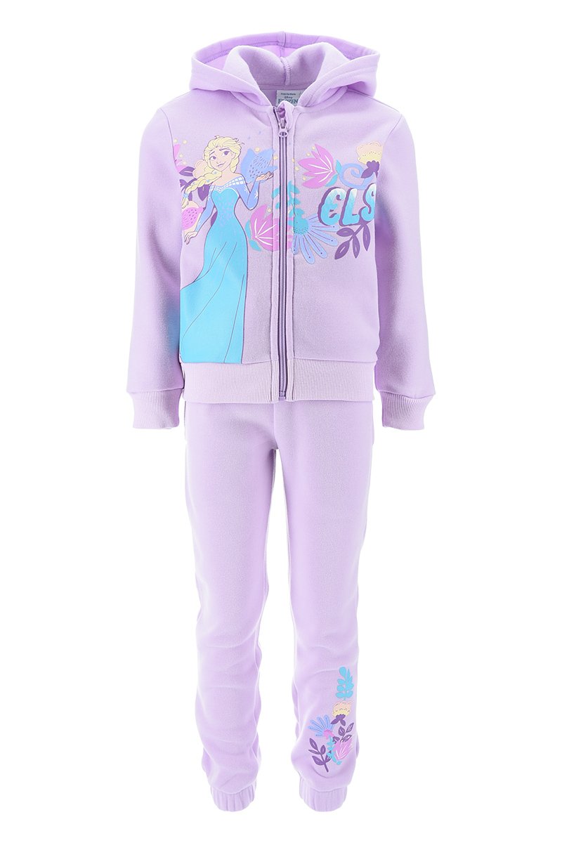 Fato de Treino Frozen Lilás com Capuz – Outono/Inverno