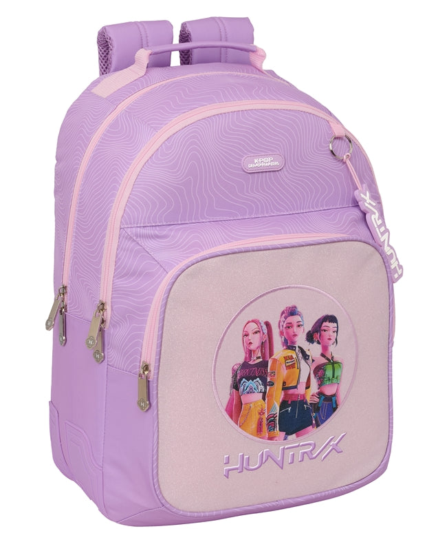 Mochila dupla Iconic K-Pop Demon Hunters 42cm adaptável