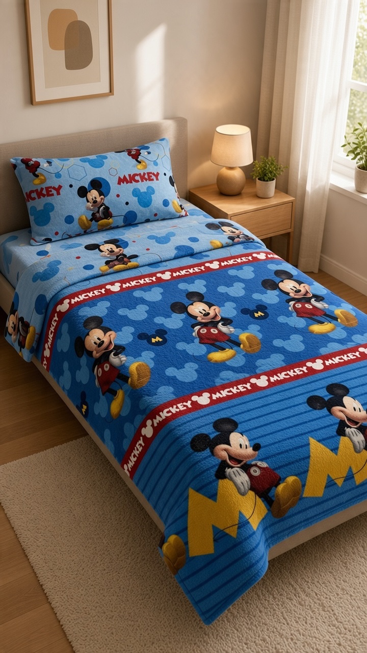 Juego de sábanas Coralina Mickey