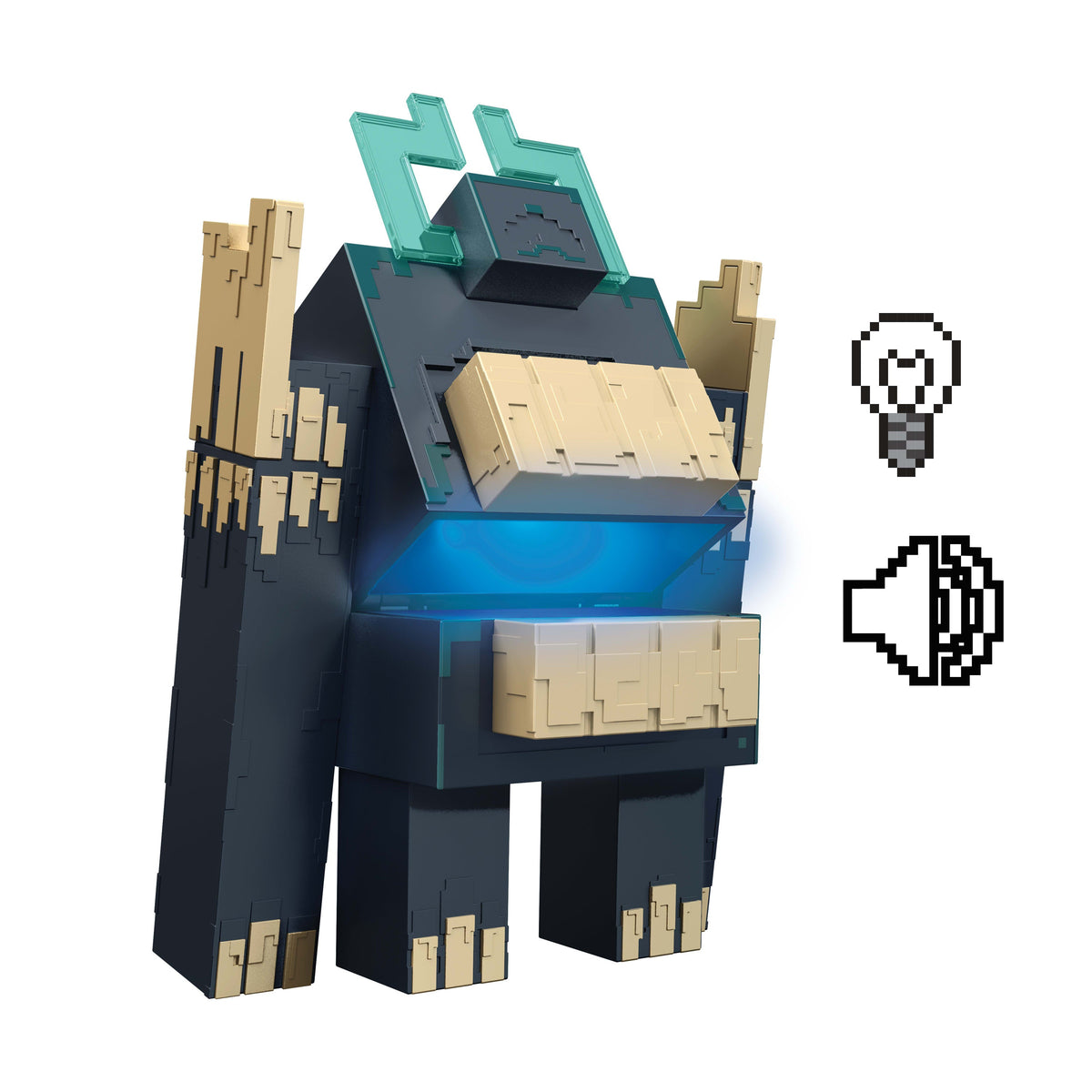 Figura Twisted Warden Minecraft Dungeons II com Luz e Som — imagem 3