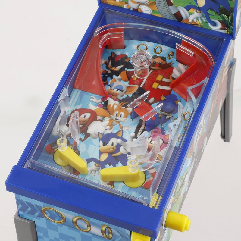 Mini Arcade Pinball Sonic the Hedgehog com Luzes e Sons