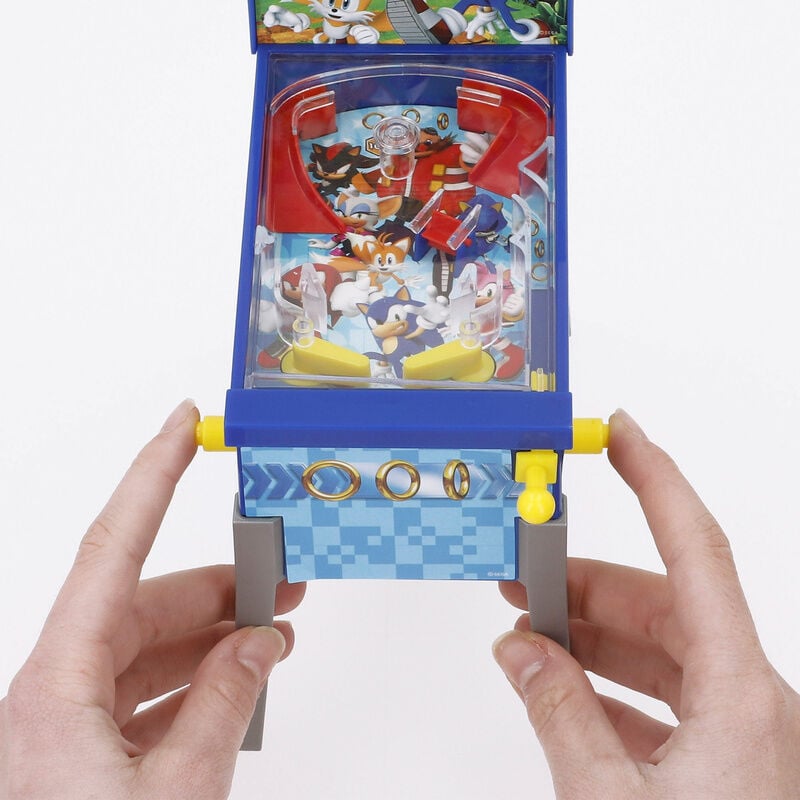 Mini Arcade Pinball Sonic the Hedgehog com Luzes e Sons