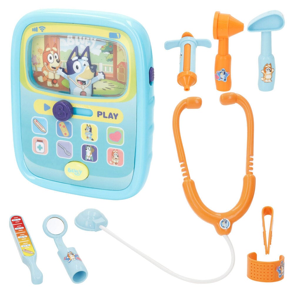 Conjunto de Médico Bluey — 9 Peças