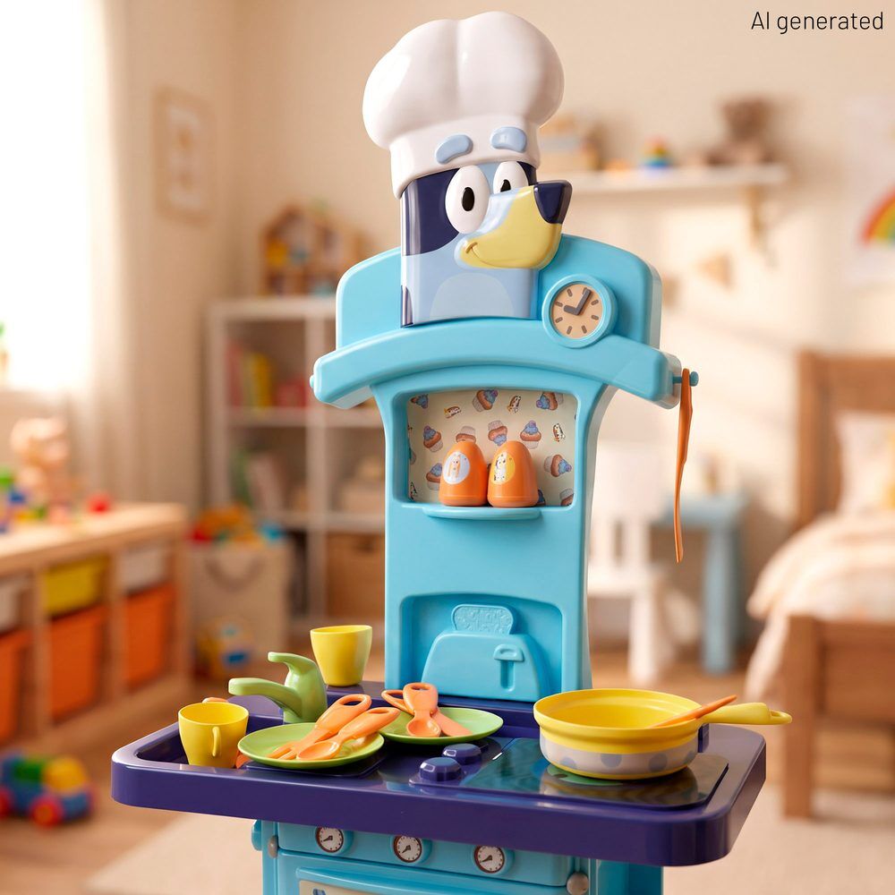 Mini Cozinha Bluey — 15 Peças