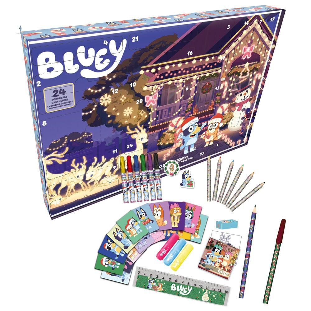 Calendário do Advento Bluey