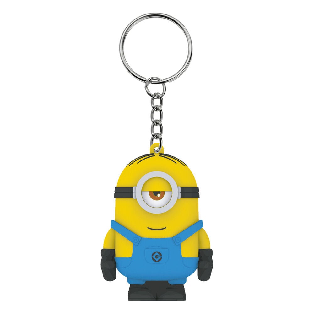 Porta-chaves Flashies Minions com Figura 3D e Luz