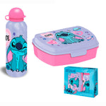 Conjunto Garrafa de Alumínio + Caixa para Sandes Stitch Disney - imagem 1