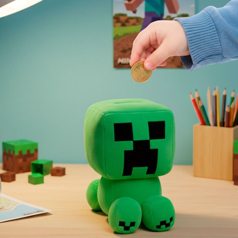 Mealheiro de Peluche Minecraft — 20 cm