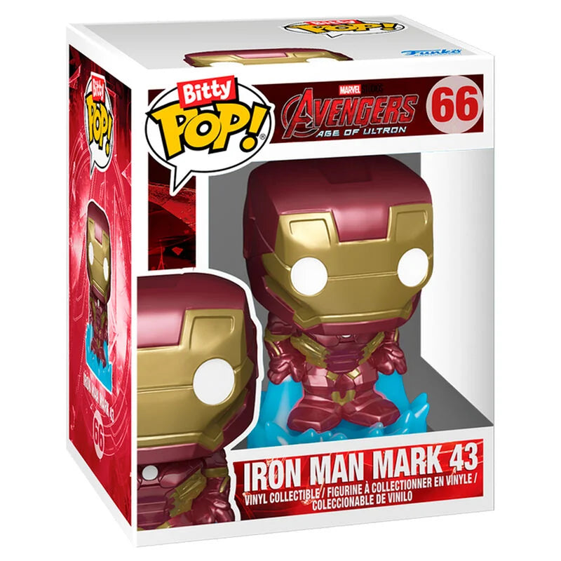 Funko Bitty Bots Marvel Hulkbuster com Iron Man — Infinity Saga — fotografia 4