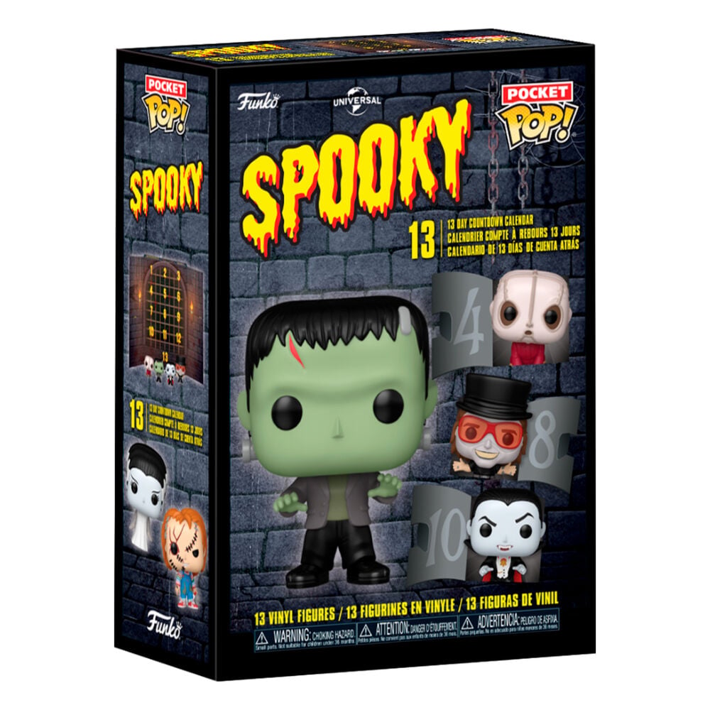 Calendário Funko Pocket Pop! Spooky — 13 Dias
