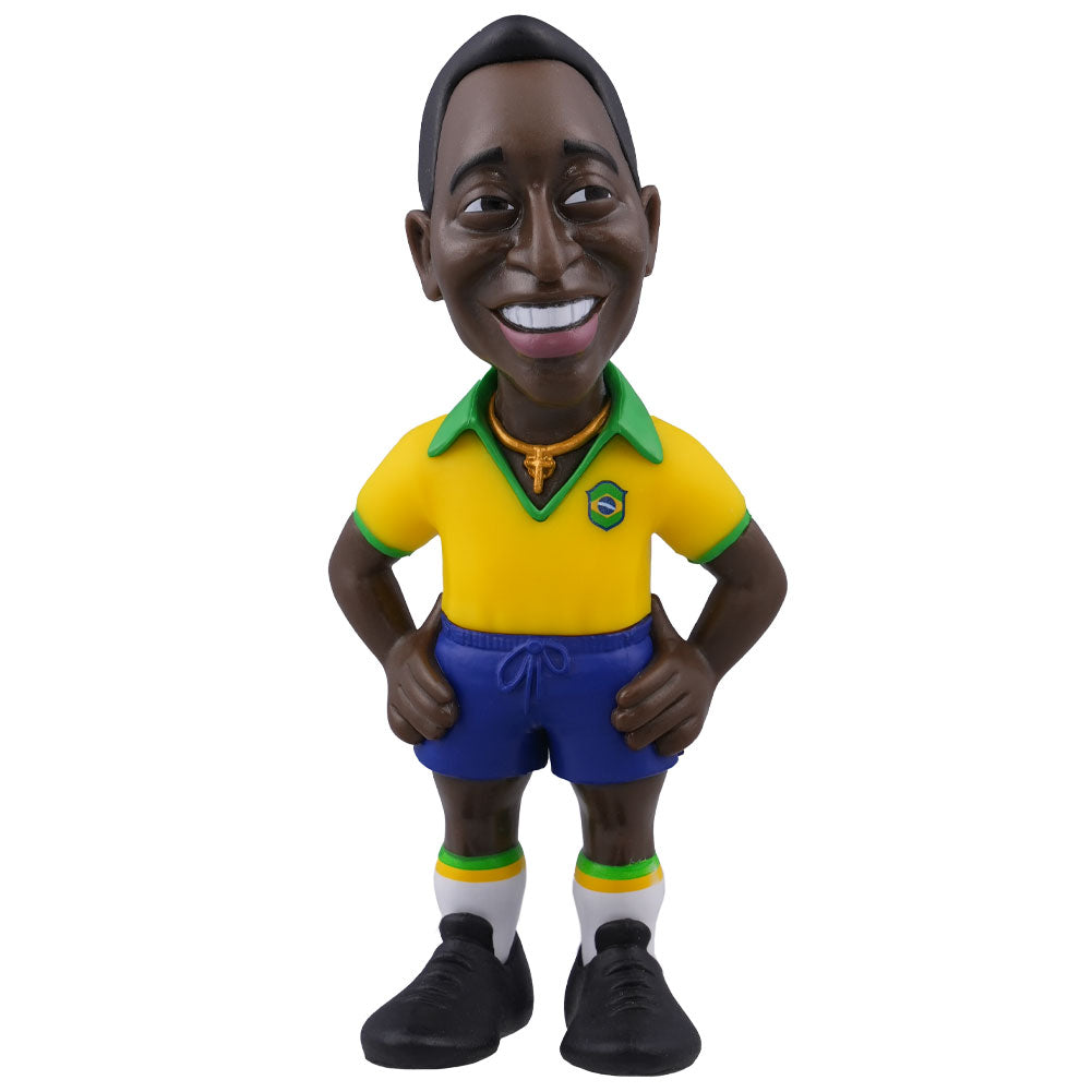 Minix - Football Stars 110A - Figura PVC 12 cm - Football Legend - Brazil 1st Kit Pele