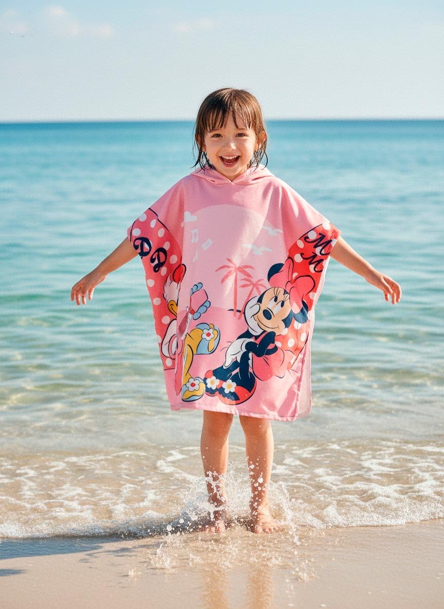 Poncho Toalha de Praia Minnie