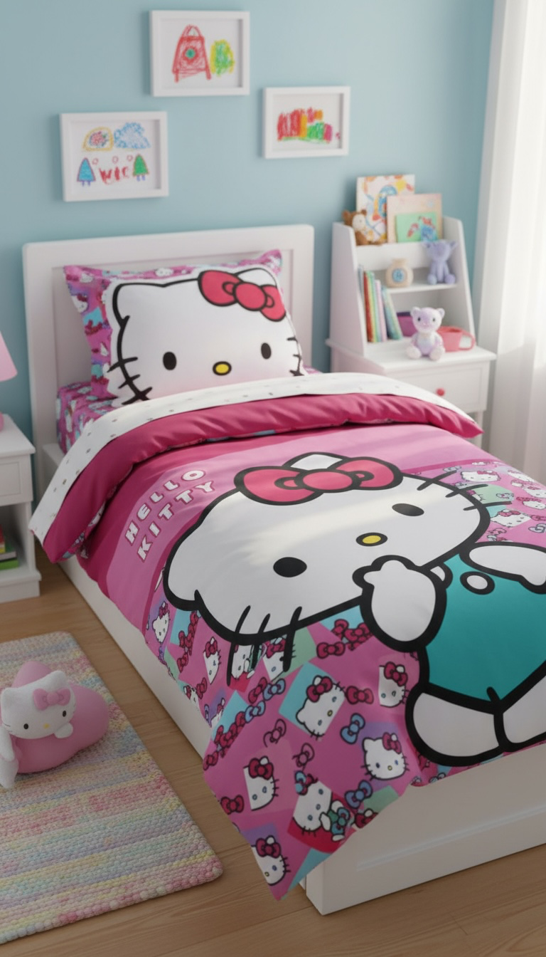 Edredão Nórdico Hello Kitty