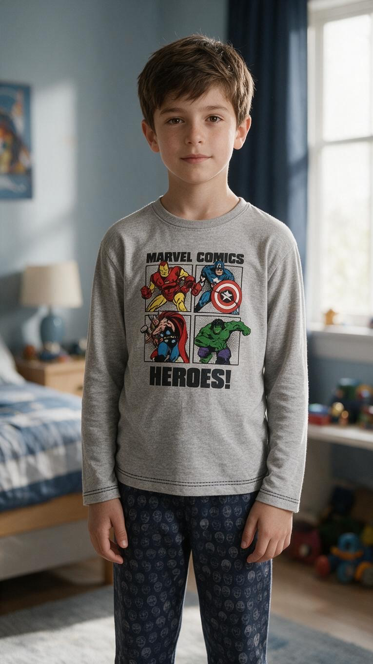 Pijama Avengers Marvel algodão