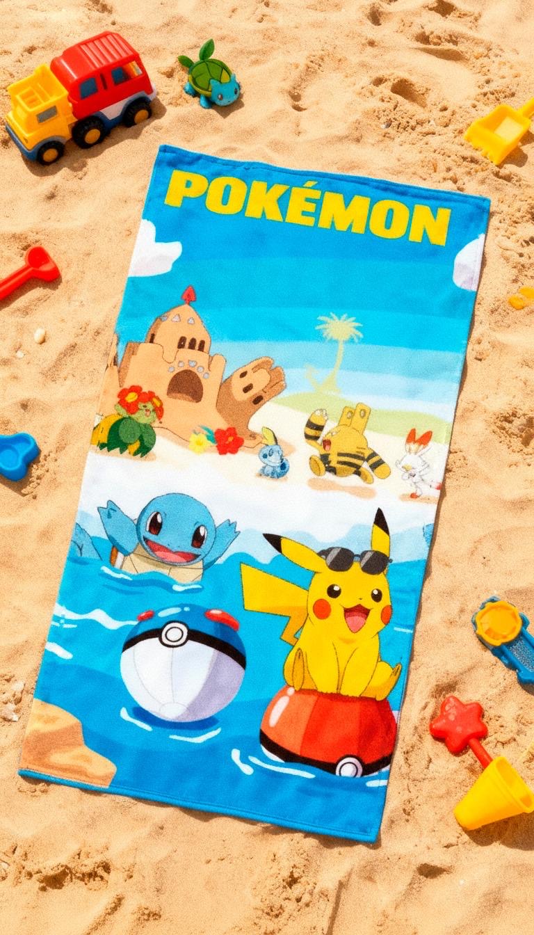 Toalha de Praia Pokémon