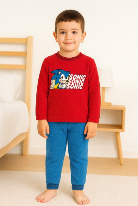 Pijama de Coralina Sonic — imagem principal