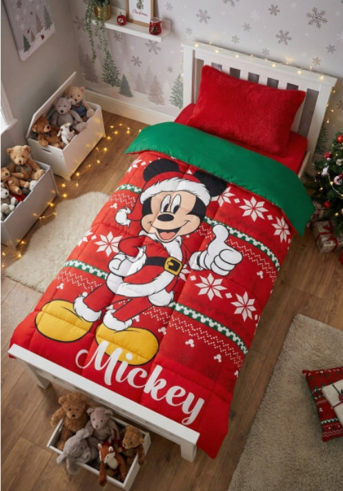 Edredão Mickey Natal