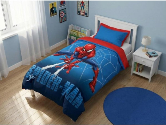 Edredão Spiderman Azul