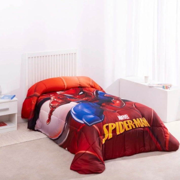Edredão Spiderman Vermelho
