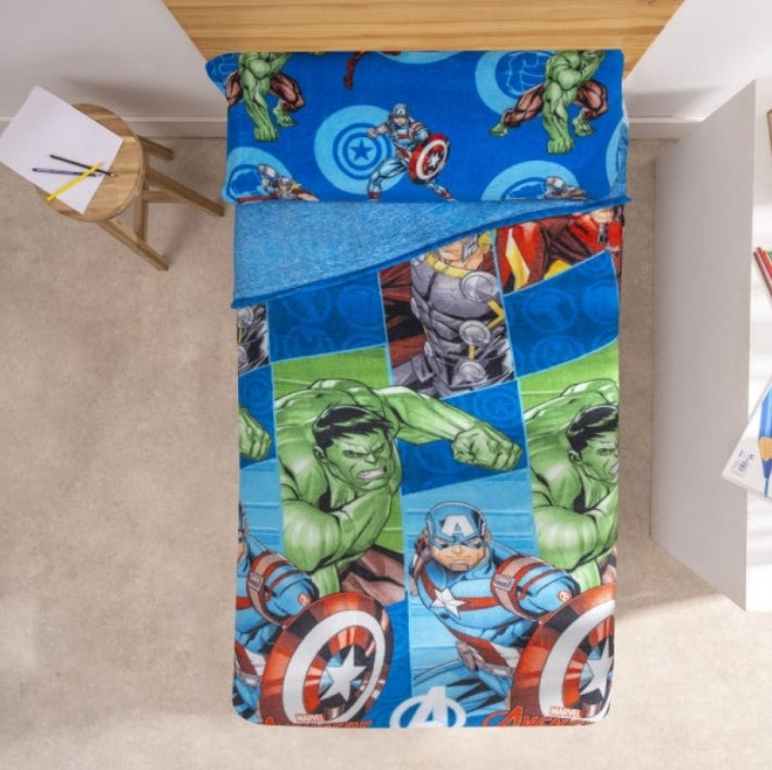 Jogo Cama Coralina Avengers