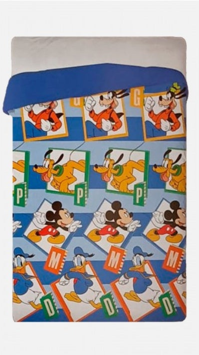 Colcha Mickey Azul