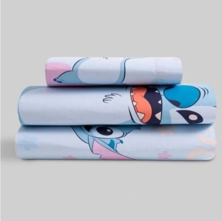 Jogo Cama Infantil Lilo&Stitch - Azul