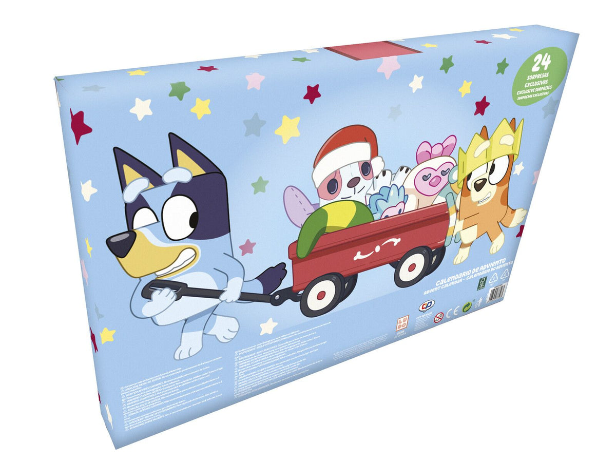 Calendário do Advento Bluey — 24 Surpresas