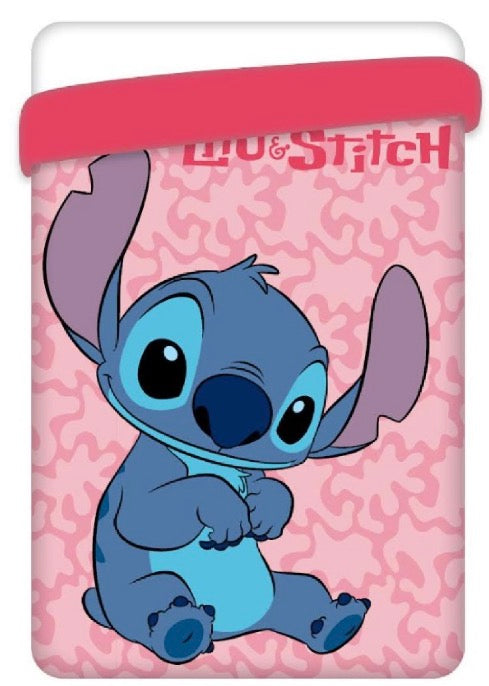 Edredão Stitch Rosa