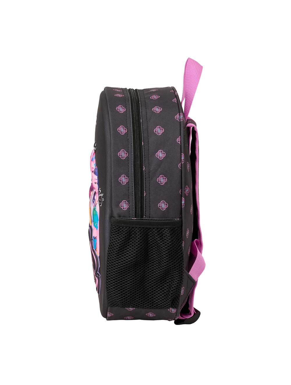 Mochila pré-escolar 3D Black K-POP Demon Hunters 33cm