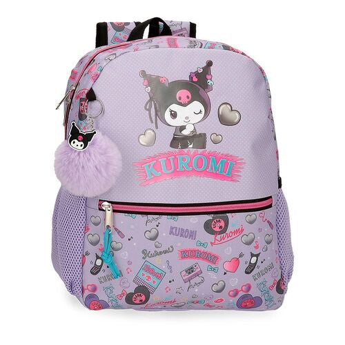 Mochila Retropop Ku Kuromi Hello Kitty 33cm adaptable
