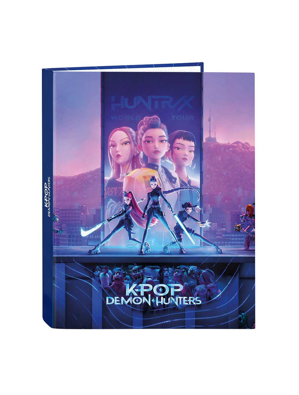 Carpeta de 4 anillas K-Pop Demon Hunters