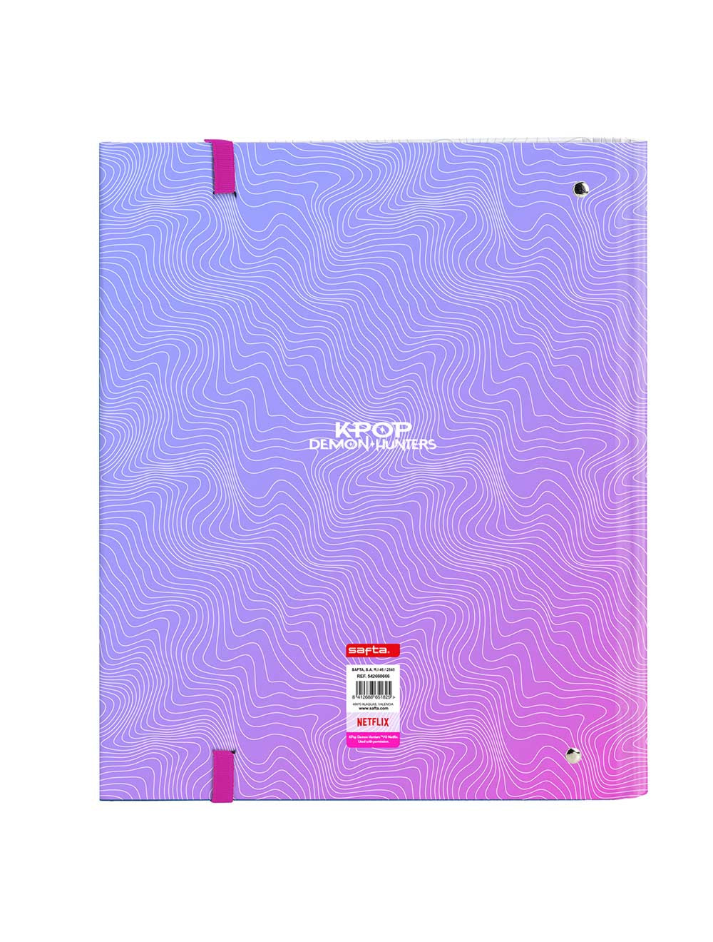 Carpeta de 4 anillas de cazadores de demonios del K-Pop