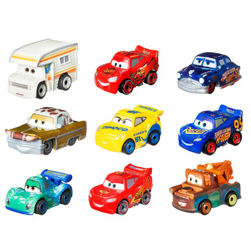Conjunto 3 carros Cars Disney Pixar aleatórios