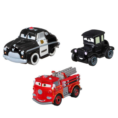 Conjunto 3 carros Cars Disney Pixar aleatórios