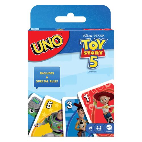 Jogo de Cartas UNO Toy Story 5 Disney Pixar