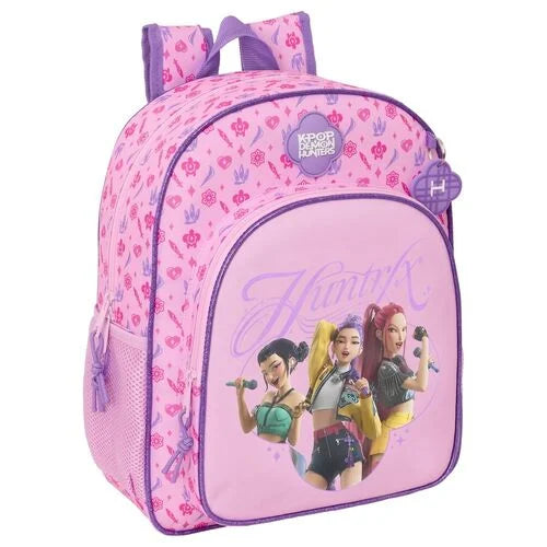 Mochila Stage Kpop Demon Hunters 38cm adaptável