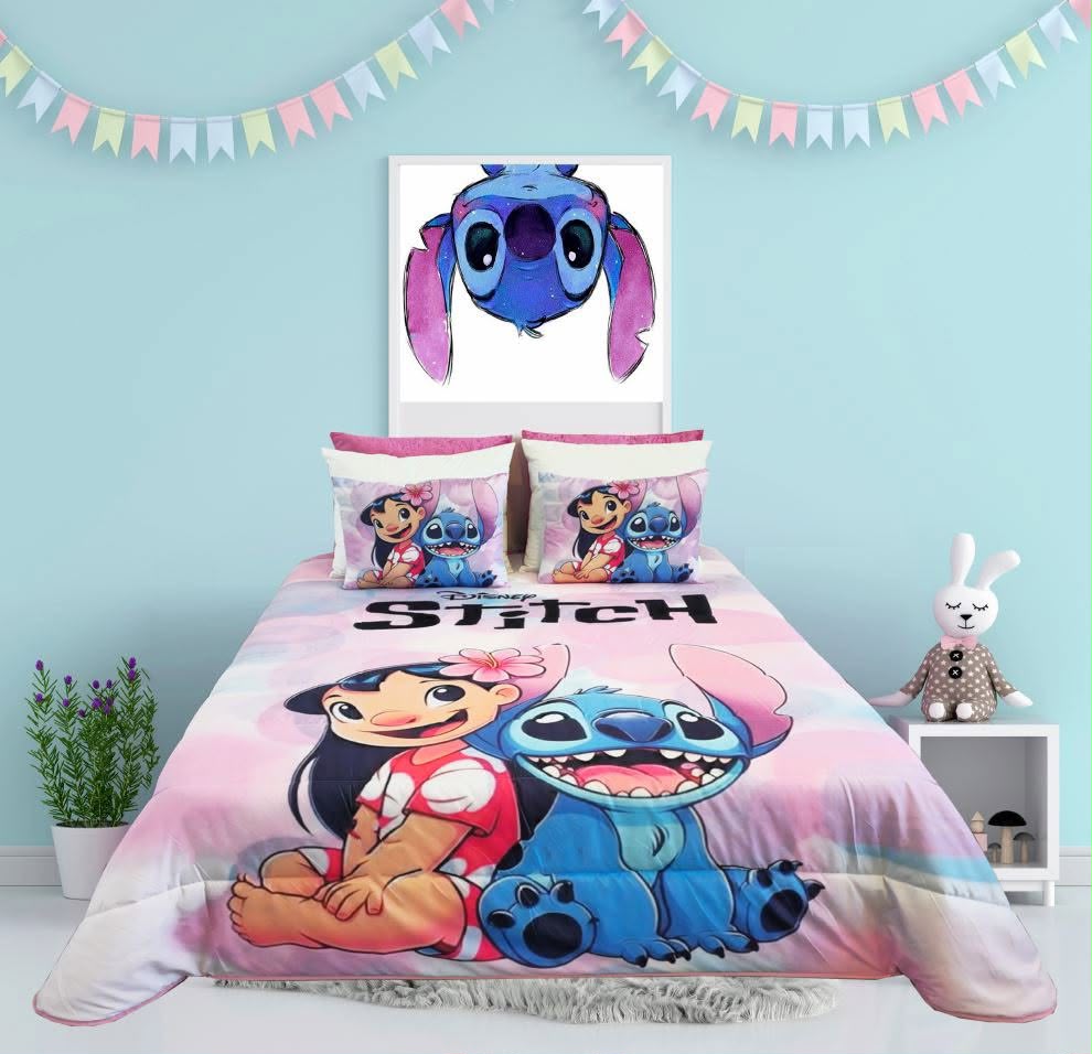 Edredão 4 estações Lilo&Stitch