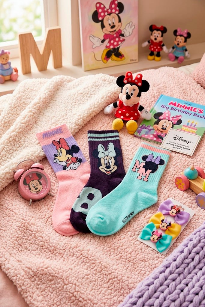 Pack de 3 Pares de Meias Desporto Minnie – Venda Sortida