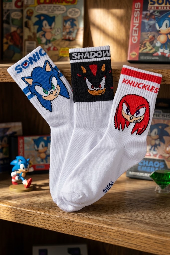 Pack de 3 Pares de Meias Desporto Sonic