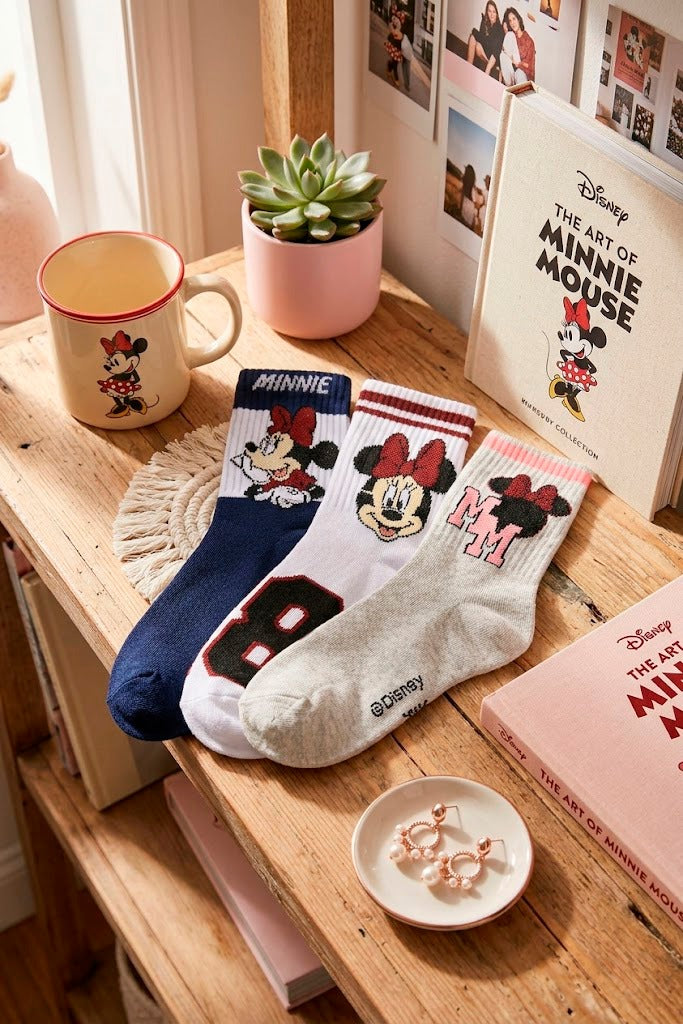 Pack de 3 Pares de Meias Desporto Minnie – Venda Sortida