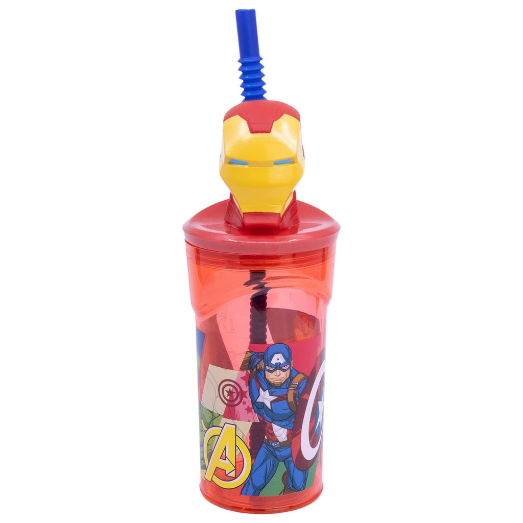 Copo 3D 360ml Avengers Seven Wonders Iron Man