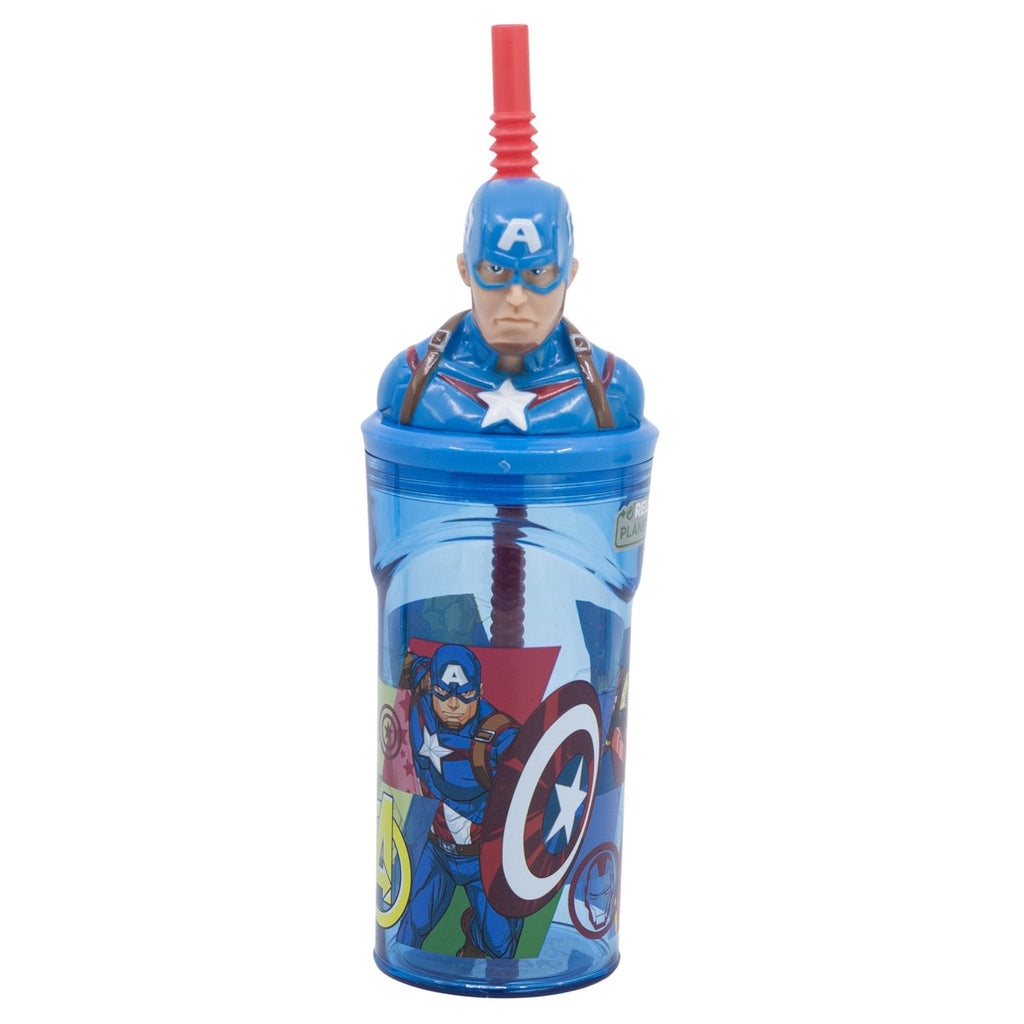 Copo 3D 360ml Avengers Seven Wonders Captain America