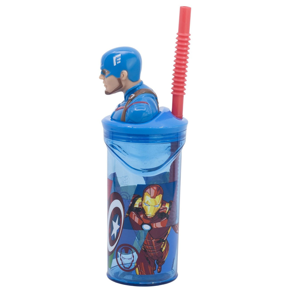 Copo 3D 360ml Avengers Seven Wonders Captain America