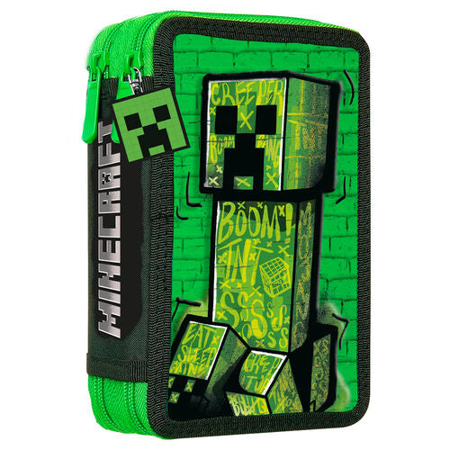 Double Minecraft Pencil Case