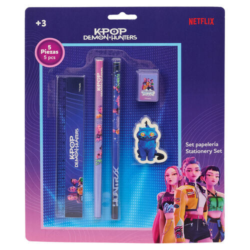 K-POP Demon Hunters 5-piece Stationery Set