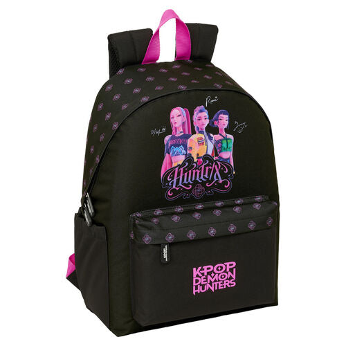 Mochila para Portátil Negra K-POP Demon Hunters 43cm