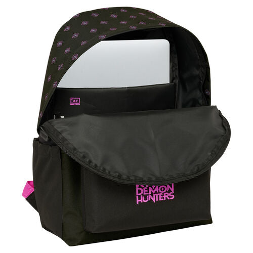 Mochila para Portátil Negra K-POP Demon Hunters 43cm