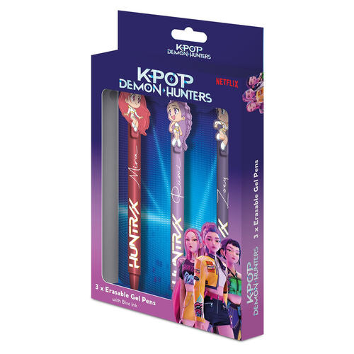 Conjunto de 3 canetas K-POP Demon Hunters
