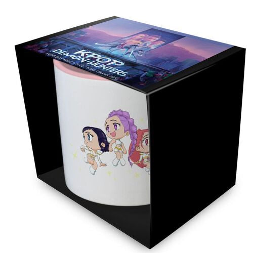 Caneca Cerâmica Chibi K-POP Demon Hunters 325ml