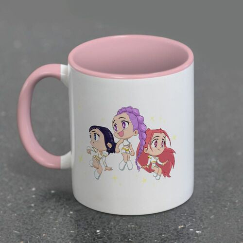 Caneca Cerâmica Chibi K-POP Demon Hunters 325ml